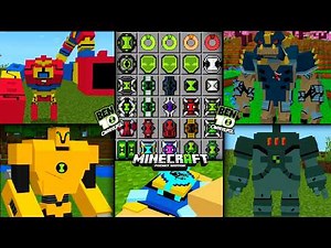 🔥 INSTALL BEN 10 V21 OMNIVERSE MOD FOR MINECRAFT PE 😍| MCPE 1.21+
