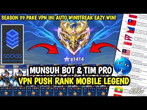 VPN MOBILE LEGENDS TERBARU 2026‼️ PUSH SOLO RANK AUTO MENANG DI SEASON 39? INI VPN TERBAIK!