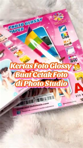 Kertas foto glossy a4 yang aku pakai buat print foto