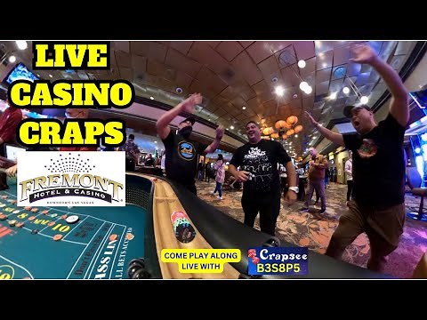Live Casino Craps inside the Fremont Hotel and Casino, Downtown Las Vegas. Crapsee Code: B3S8P5