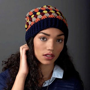 How To Crochet Granny Stitch Hat   Tutorial