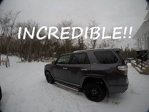 2019 TOYOTA 4 RUNNER/BRIDGESTONE BLIZZAK IN SNOW REVIEW