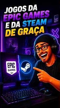 Não perca! Jogos GRÁTIS pra resgatar AGORA 🔥 #pcgaming #jogosgratis #steam #epicgames