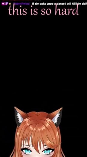 Shy fox girl doesn't want to show her face on Stream