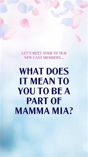 Welcome to The Island life! Let’s take a moment to meet some of our company members and learn why being a part of the 25th anniversary tour of MAMMA MIA! means so much to them. 🩵 #MammaMiaTheTour #MammaMia