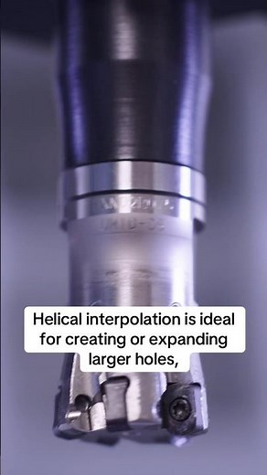 Helical Interpolation Machining #cnc #cncmachine #cncmachining
