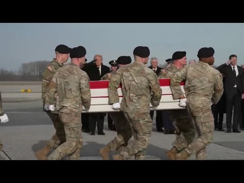 Slain Iowa soldiers honored with dignified transfer at Dover Air Force Base