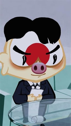 DIFFICULT LANGUAGE 🇯🇵#countryhumans #cartoon #animation