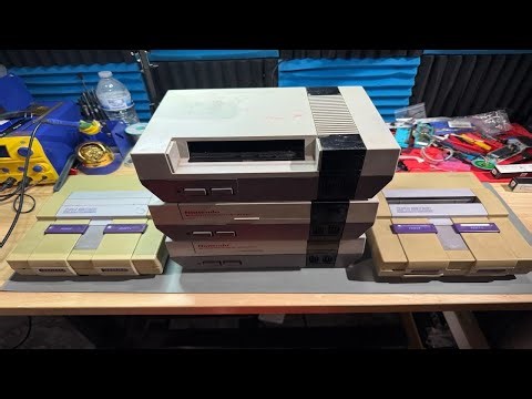 Retro Workbench - Doing Live repairs SNES/NES