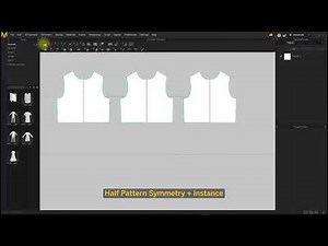Marvelous Designer 9: Half Pattern Symmetry