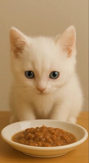 Watch This Cat's Hypnotic ASMR Eating Loop! 😻