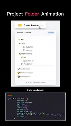 Exploring code, visually 📂✨Folder Structure animation 🚀