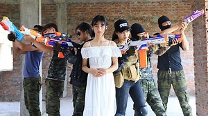 20K views · 374 reactions | Nerf War Movies Super Girl & SWAT Girl Nerf Criminal gangs Rescue Princess Superhero | Nerf War Movie | Facebook