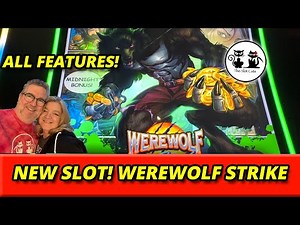 NEW AGS SLOT! WEREWOLF STRIKE! ALL FEATURES AND BONUSES! BIG WINS! #theslotcats