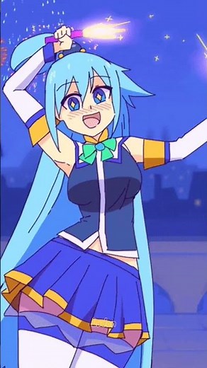 Drunk goddess #aqua #rule34