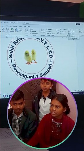 How to combine two Word files in one page #computertips