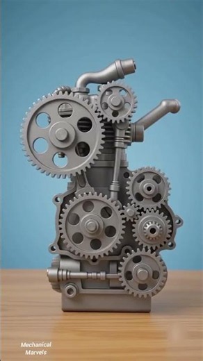 Motorcycle Engine Internal Mechanism Explained in 3D 🛠️ #howitworks