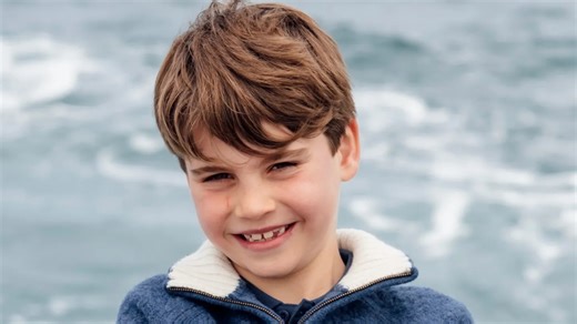 Prince Louis' Eight Birthday: Beach Video and Boat Photo