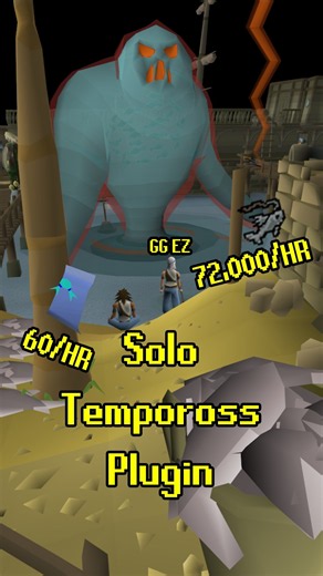 Fast and easy XP and Rewards from Tempoross! #shorts #osrs #oldschoolrunescape #runelite #plugins
