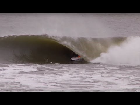 Winter Surfing in Montauk, New York