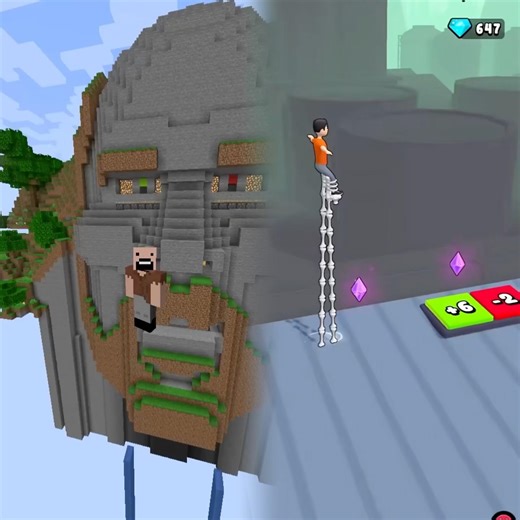 NOTCH TOOK My Test in BEDROCK CAGE #shorts #funny #ytshorts