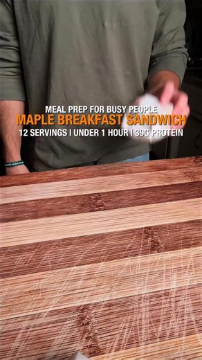 Maple Breakfast Sandwiches Prep Time: 35 minutes | Cook Time: 25 minutes Macros per sandwich: 391 cals, 38g protein, 33g carbs, 12g fat Verse of the day 🙏🏽 1 Timothy 6:10 For the love of money is a root of all kinds of evil. Some people, eager for money, have wandered from the faith and pierced themselves with many griefs. Ingredients: (If you want thinner patties use 1 pound beef 1 pound of sausage) * 2 lb 93–96% lean ground beef * 1 lb turkey breakfast sausage * 1 tbsp dried sage * 1½ tsp fe