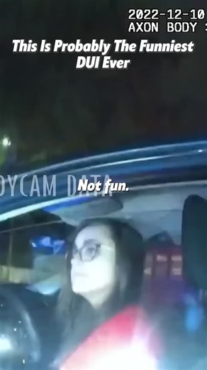 Sofiaaa | This Is Probably The Funniest DUI Ever - DUI Arrest part 1. Full clip on： Bodycam Data | Instagram