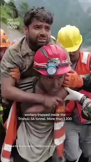 Two workers rescued from hydropower tunnels after Nepal floods