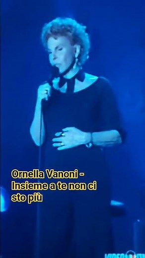 ORNELLA VANONI - INSIEME A TE NON CI STO PIÙ (LIVE 2001)