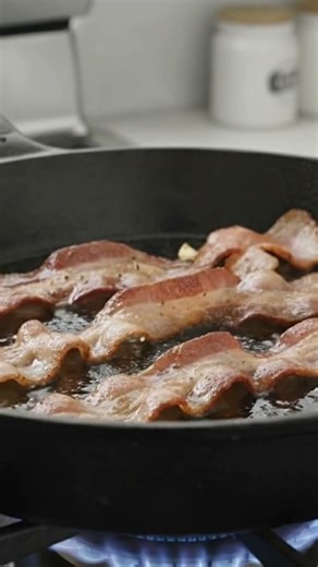 Pure Bacon Satisfaction ASMR #breakfast #bacon #satisfying #asmr #shorts #viral #trending #usa #fyp