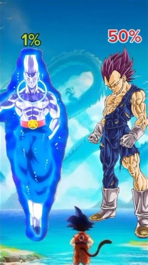 WHO IS STRONGER || UE Vegeta 🆚 Whis 🥶 #animebattle #goku #vegeta #whis