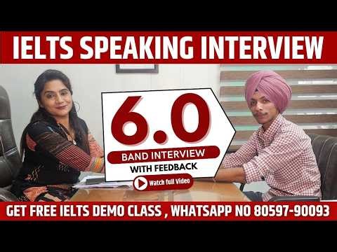 Band 6 IELTS Speaking Test | Full Mock Interview (Part 1, 2 & 3)