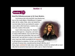 8th Std - English - Lesson 3 - Sir Isaac Newton - Part 1