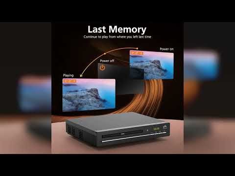 Review: DVD Player for TV with HDMI, Region Free，CD Player for Home, Plays All Regions and For...