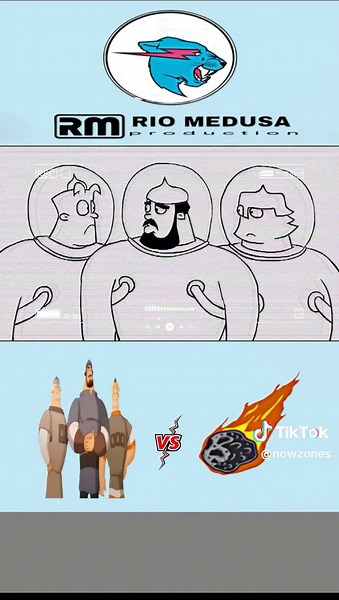 The Three Bogatyrs vs Asteroid: Epic Cartoon Encounter