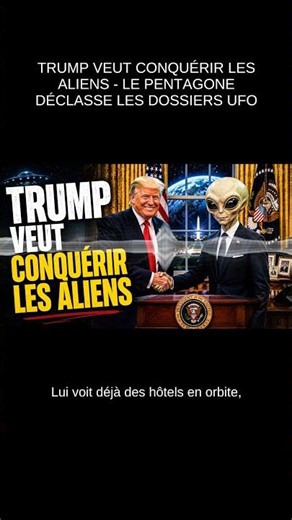 TRUMP VEUT CONQUÉRIR LES ALIENS - LE PENTAGONE DÉCLASSE LES DOSSIERS UFO - Casquettes rouges partou