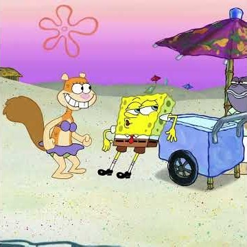 Sandy actually turned herself into a fish. #cartoon #spongebob