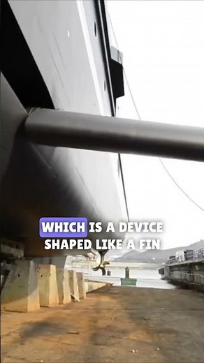 Active fin stabilizer reduces ship rolling motion