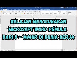 LEARN TO USE MICROSOFT WORD FROM BEGINNER TO EXPERT IN THE WORLD OF WORK