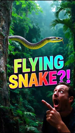 This Snake Can Fly?!
