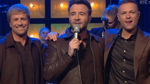 Westlife star suffers live blunder on air as band perform new song on Late Late