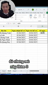 Hàm tính số ngày khi biết ngày bắt đầu và kết thúc #thayvinh #daotaotinhoc #tinhocvanphong #excel #hamexcel #vnetmedia | Nguyễn Quang Vinh