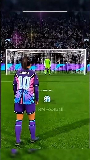 DANICA Best Penalty kicks & Goals 🔥⚽! Women penalty kicks! Fifa! #soccer #shorts #danica