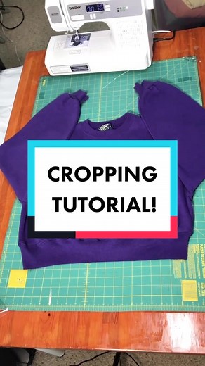DIY Crop Top Sweater Tutorial
