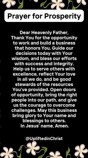 Morning Prayer for Business Success | Prayer for Prosperity #morningprayer