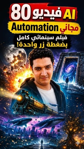 عملت فيلم سينمائي كامل بـ AI مجانًا 😳🔥