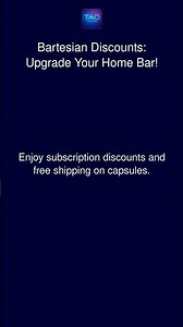 Bartesian Discounts: Upgrade Your Home Bar!