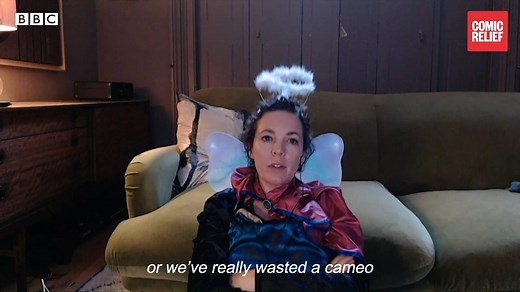 Here is your first look at Cinderella: A Comic Relief Pantomime for Christmas. Starring Olivia Colman, David Tennant, Guz Khan, Helena Bonham Carter, Jimmy Akingbola, Aisling Bea, David Walliams, Regé-Jean Page and many more....including a mysterious racehorse called Wheezy Jeff👀🐴 Watch #ComicReliefDoesCinderella on BBC Two, Christmas Eve at 8.15pm 🎄 | Comic Relief