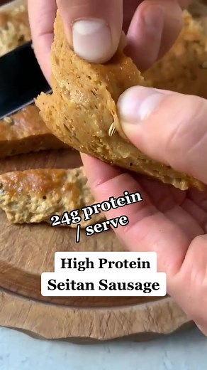 Homemade Seitan Sausage Recipe for High Protein Vegan Muscle Building