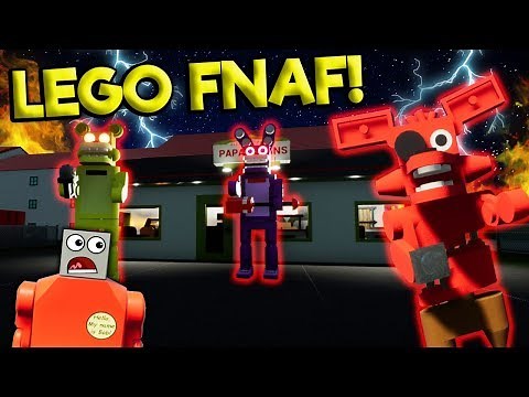 LEGO FIVE NIGHTS AT FREDDY'S CITY DISASTER! - Brick Rigs Roleplay Gameplay - Lego FNAF Survival
